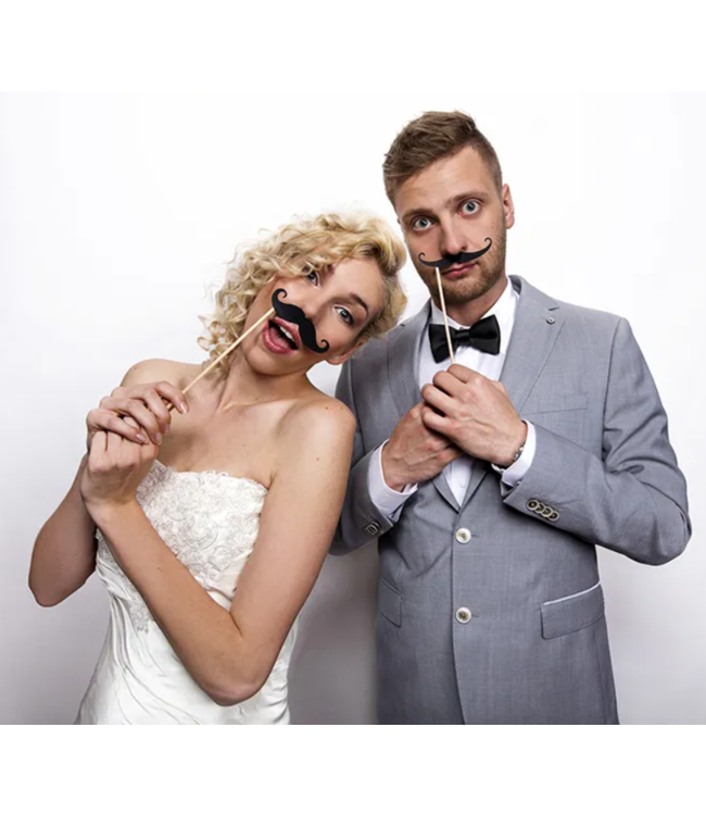 Props Snorren | Zwart | 6 stuks