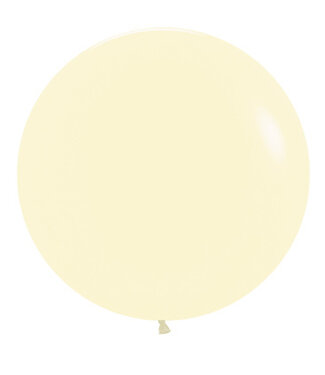 Sempertex Reuzeballon pastel matte yellow | 60 cm = 24" | 1 stuk