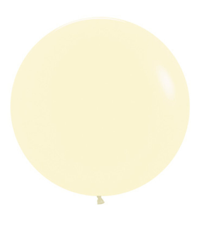 Sempertex Reuzeballon pastel matte yellow | 60 cm = 24" | 1 stuk