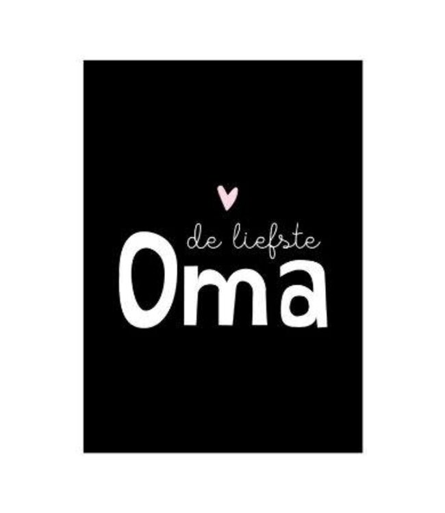 KP Wenskaart |  De liefste oma