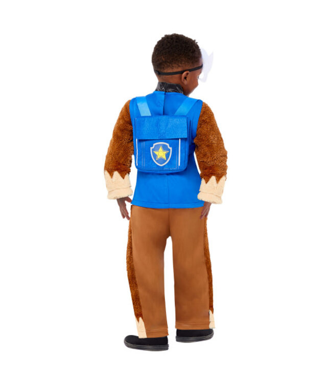 Rubie's Officieel PAW Patrol Chase-kostuum, peuters van 2 tot 3 jaar, maat 98 cm