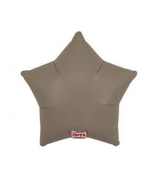 GoDan OUTLET Folieballon Ster | Taupe | 38cm | 5 stuks