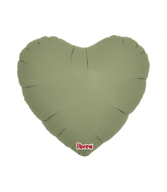 GoDan Folieballon Hart | Sage Green | 35cm | 5 stuks