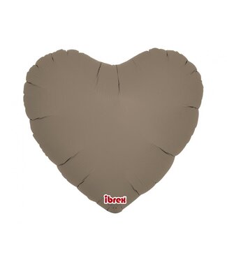 GoDan Folieballon Hart | Taupe | 35cm | 5 stuks