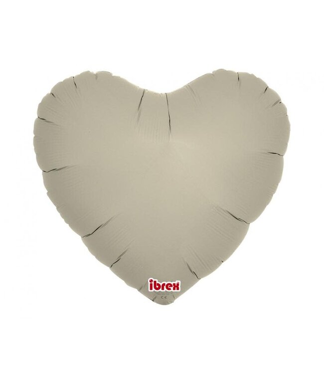 GoDan Folieballon Hart | Sand Gray | 35cm | 5 stuks