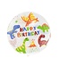 OUTLET Aquaballon Dinosaurus Happy Birthday | Transparant | ~50cm