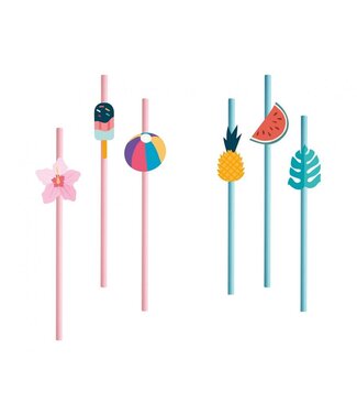 GoDan OUTLET Rietjes Let's Party | 6 stuks