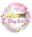 Folat Folieballon Welcome Baby Girl | Roze | 45cm