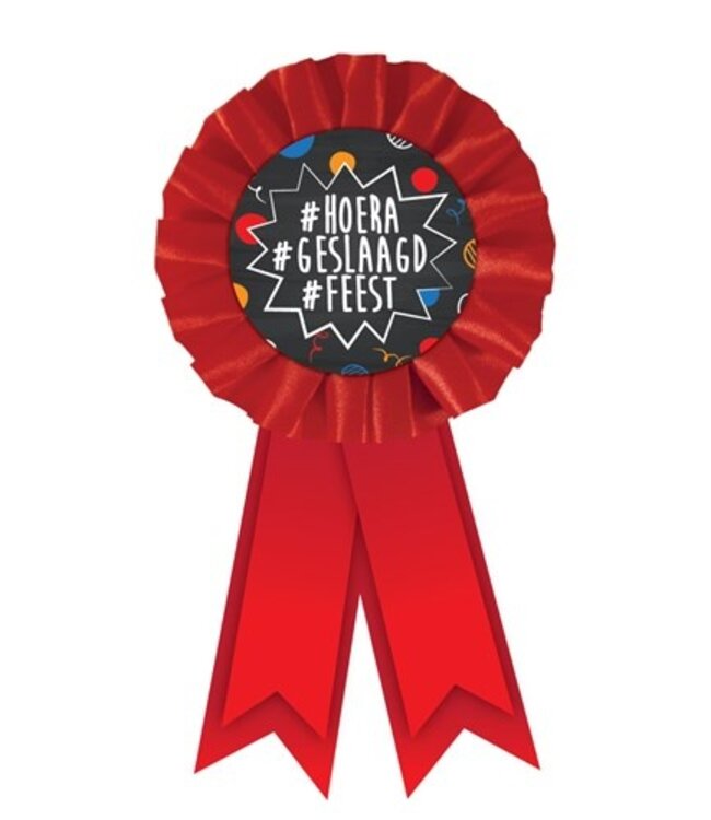 Button Geslaagd hoera!