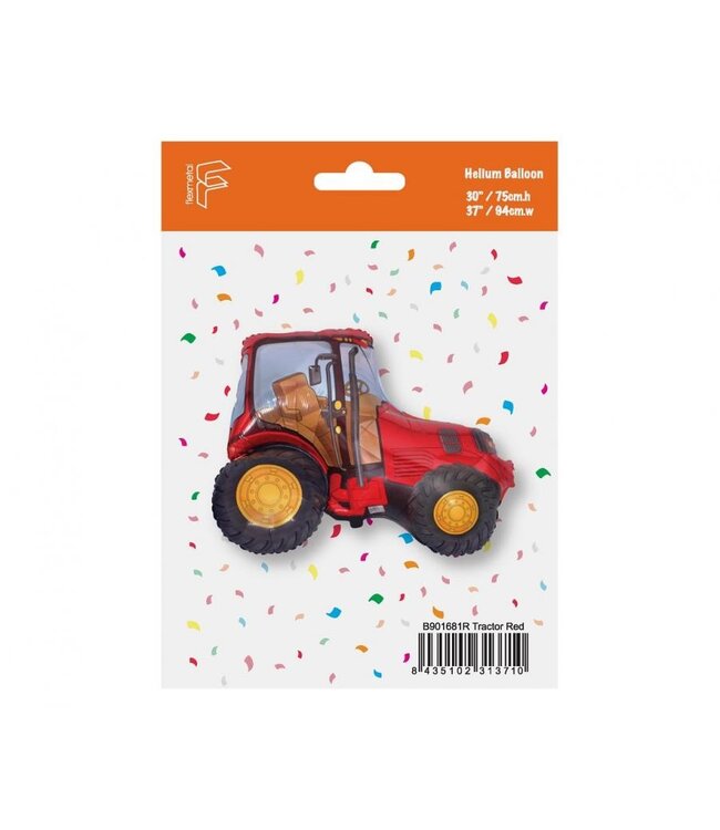 Folieballon Rode Tractor | 60cm