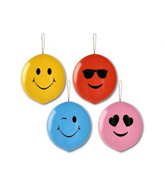 GoDan OUTLET Punchballonnen Smiley | 20 stuks