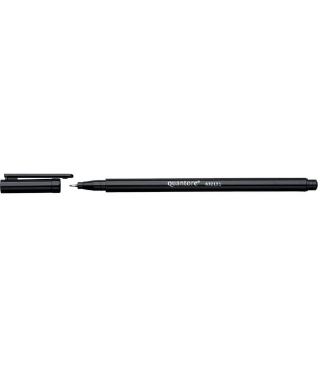 Fineliner Quantore zwart 0.4mm | 2 stuks