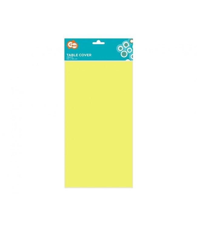 Tafelkleed Geel papier | 132x183 cm