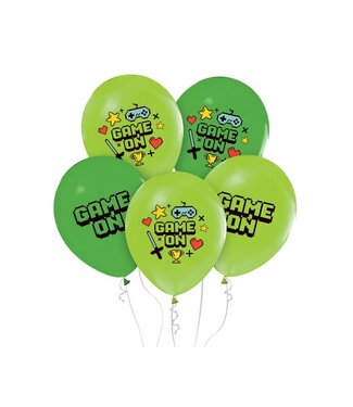 GoDan Ballonnen Game On | 30 cm | 5 stuks