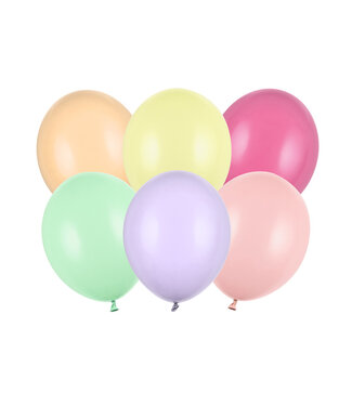 PartyDeco Ballonnen pastelmix | 100 stuks