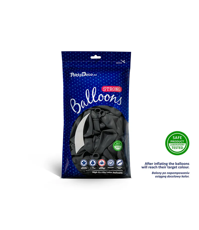 Ballonnen Antraciet grijs | 50 stuks