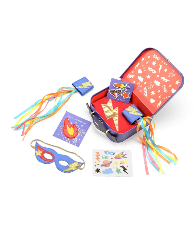 OUTLET Superheld kostuum in koffer | 7-delig