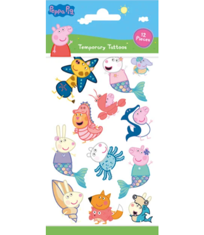 Globos Tattoos Peppa | 12 stuks