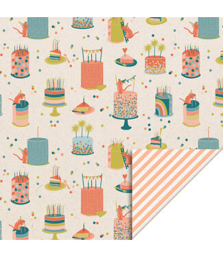 House of Products Cadeaupapier Birthday Cake | 70 x 300 cm
