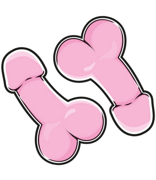 Confettikanon piemels roze | 28cm