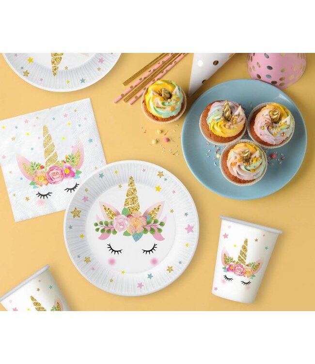 Unicorn bekers | 6 stuks