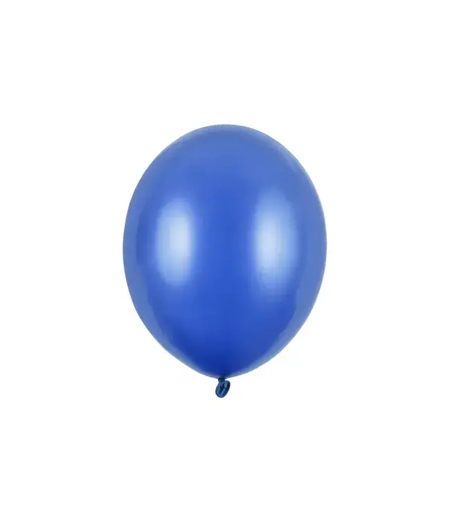 Ballonnen Metallic Blauw | 100 stuks | 30cm