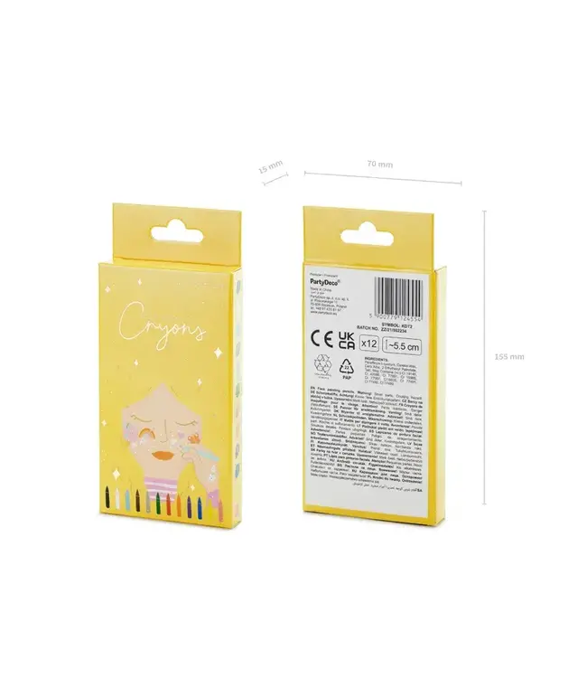 Schminkkrijt | 12 stuks