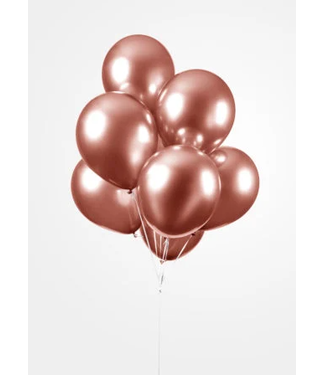 Fiesta Chrome ballonnen koper | 10 stuks