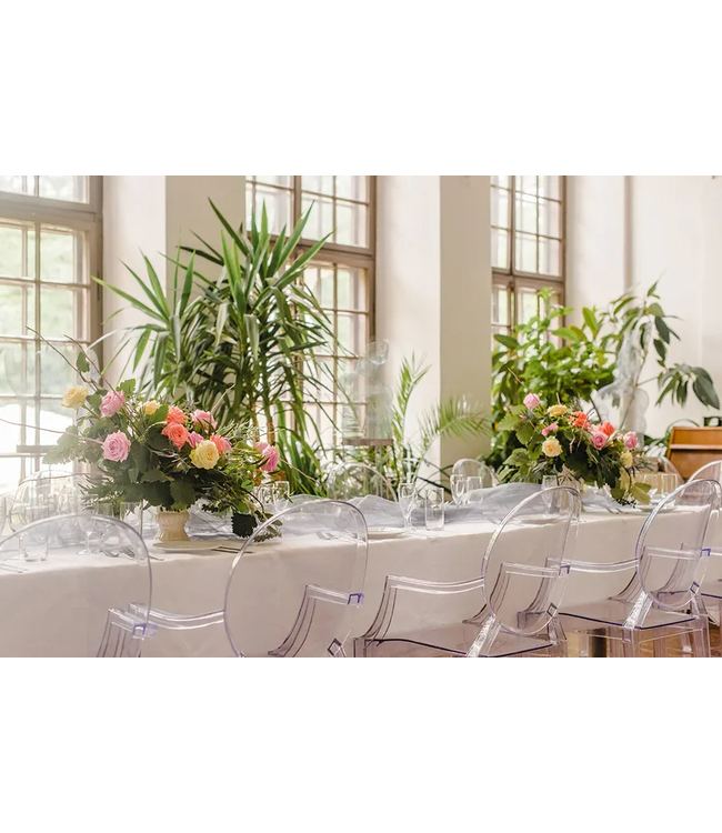 Tafelkleed wit | 180 x 300cm | Polyester vuilafstotend