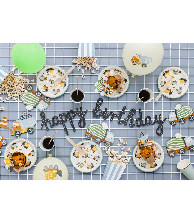 Ballonnen Bouwvoertuigen | Construction Party | 6 stuks