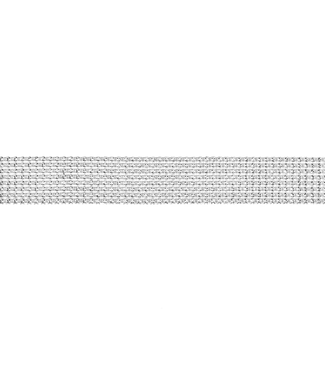 PartyDeco Strass op rol | Zilver | 4 x 900 cm