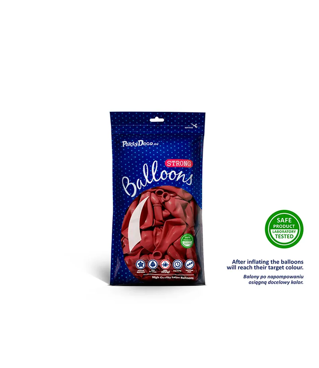 Ballonnen Rood MINI | 5 inch = 12cm | zak 100 stuks