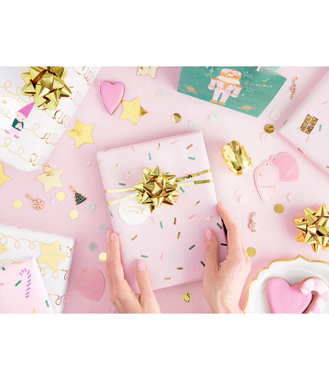 Lint & rozetten goud | 3 stuks