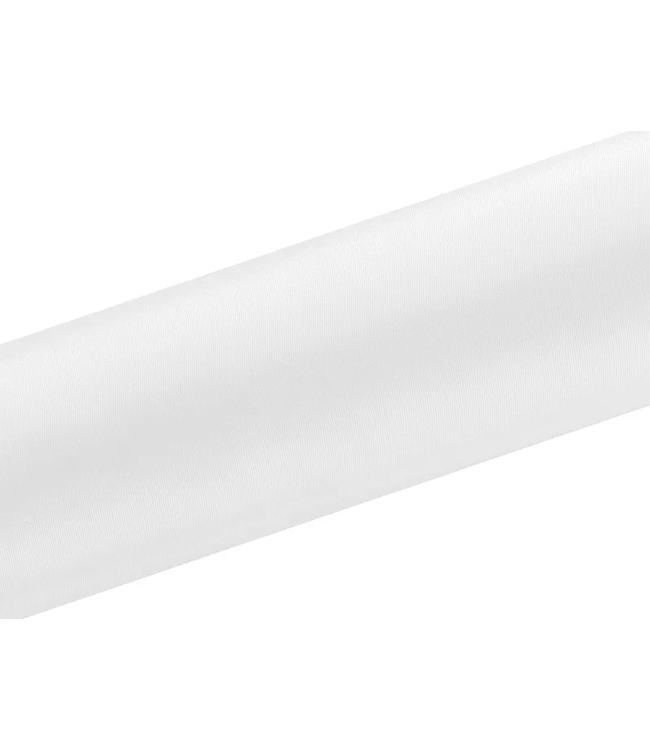 Effen satijn wit | rol 0.16 x 9m