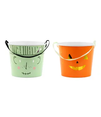 PartyDeco OUTLET Snoep emmers 2 stuks