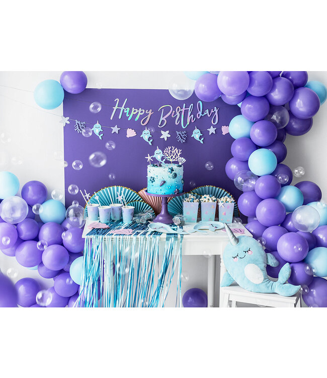 Ballonnen pastel lavendel paars MINI - zak 100 stuks
