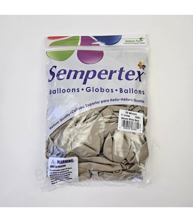 Ballonnen White Sand | 30cm = 12" | 50 stuks