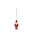 PartyDeco Hangdecoratie kerstman | metaal 10 x 4cm