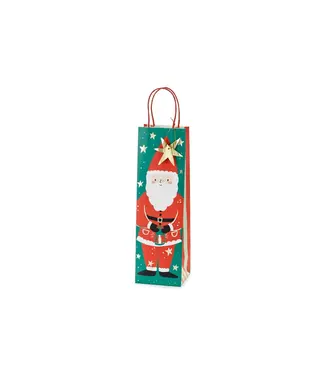 PartyDeco Cadeautas kerstman | 11x36x10 cm