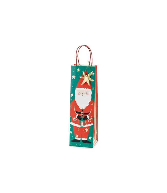 PartyDeco Cadeautas kerstman | 11x36x10 cm