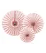 Waaiers oud-roze | 3 stuks | 26, 35, 43 cm