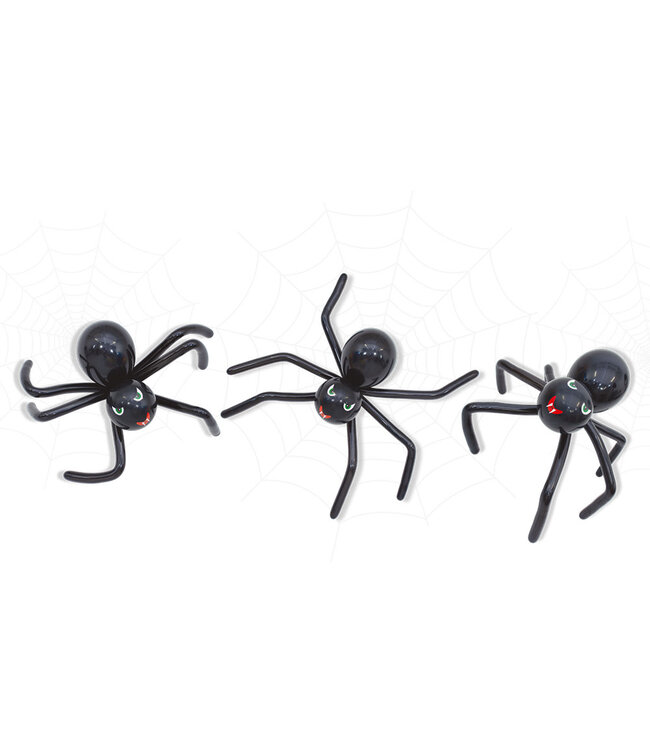 OUTLET Ballonnenkit Spinnen | 3 stuks