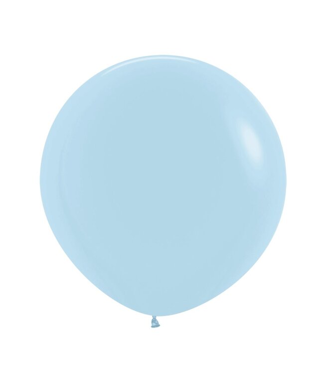 Sempertex Reuzeballon pastel matte blue | 60 cm = 24" | zak 10 stuks