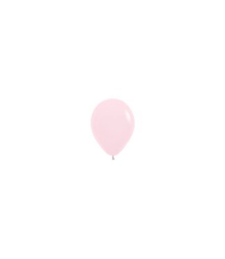 Sempertex Ballonnen pastel matte pink MINI | 12cm = 5" | zakje 10 stuks