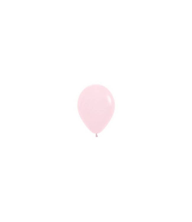 Sempertex Ballonnen pastel matte pink MINI | 12cm = 5" | zakje 10 stuks