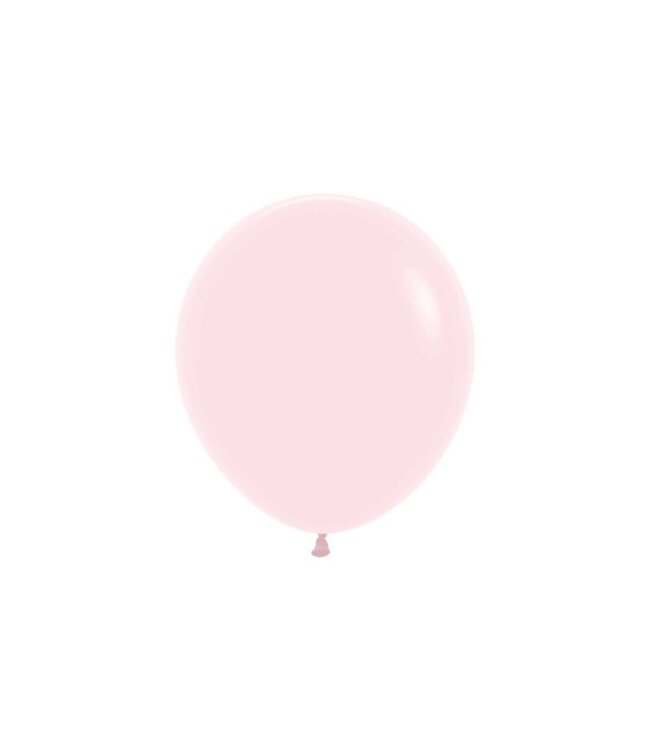 Sempertex Reuzeballon pastel matte pink | 45 cm = 18" | zak 25 stuks