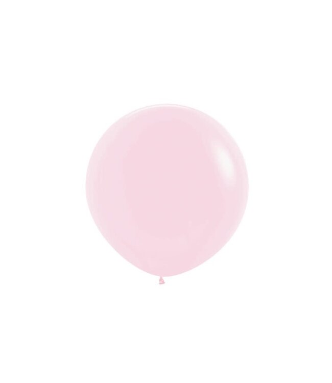 Sempertex Reuzeballon pastel matte pink | 60 cm = 24" | zak 10 stuks