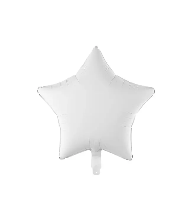 Folieballon Ster | Wit