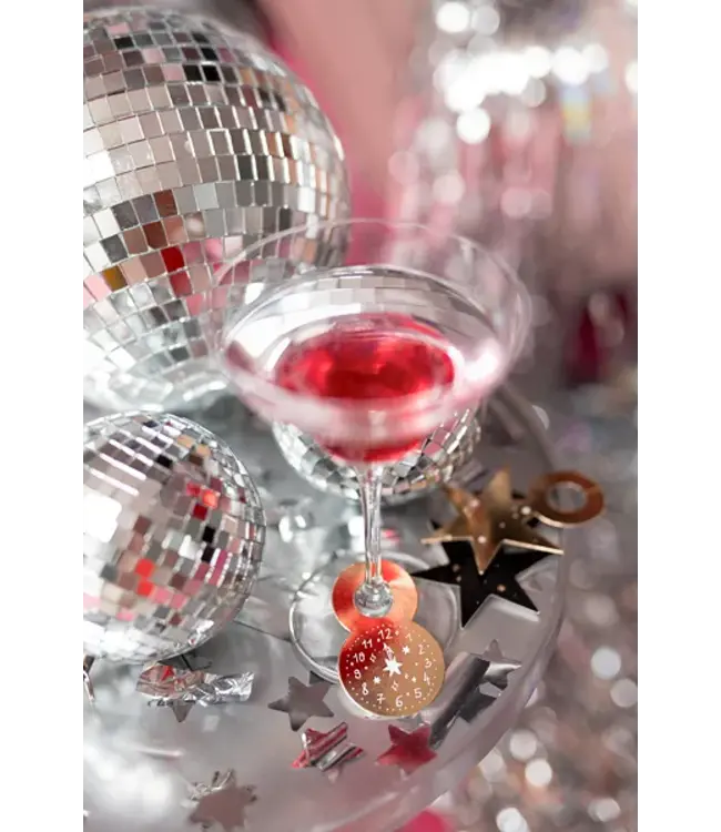 OUTLET Drank labels | Happy New Year | 6 stuks