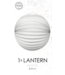 Lampion bol | Wit | 25cm